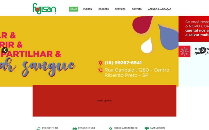 Screenshot of fujisan.com.br