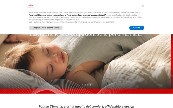 Képernyőkép: fujitsuclimatizzatori.it
