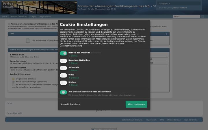 Screenshot of fuko-forum.de