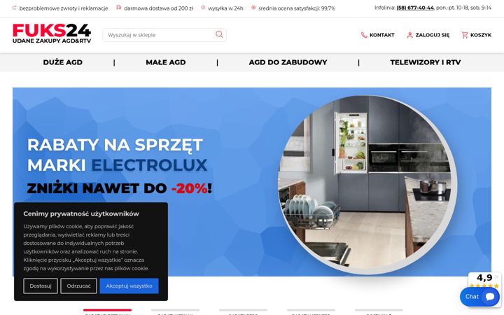 Screenshot of fuks24.pl
