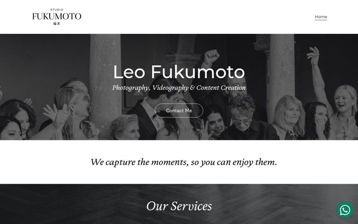 Screenshot of fukumotostudio.com