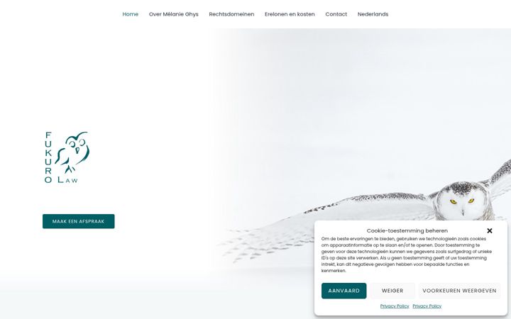 Screenshot of fukurolaw.eu