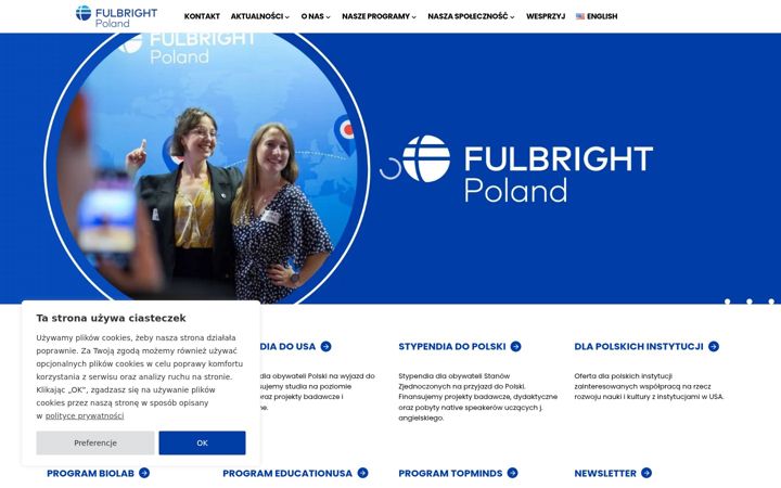 Screenshot of fulbright.edu.pl