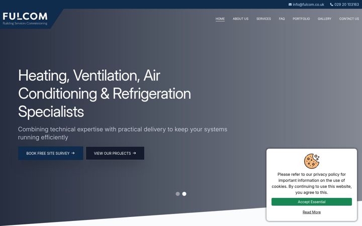 Screenshot of fulcom.co.uk