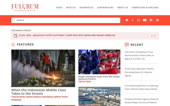 Screenshot of fulcrum.sg