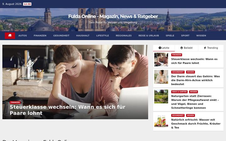 Screenshot of fulda-online.com