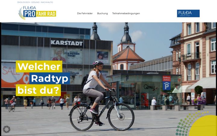 Ekraanipilt saidist fulda-sattelt-auf.de