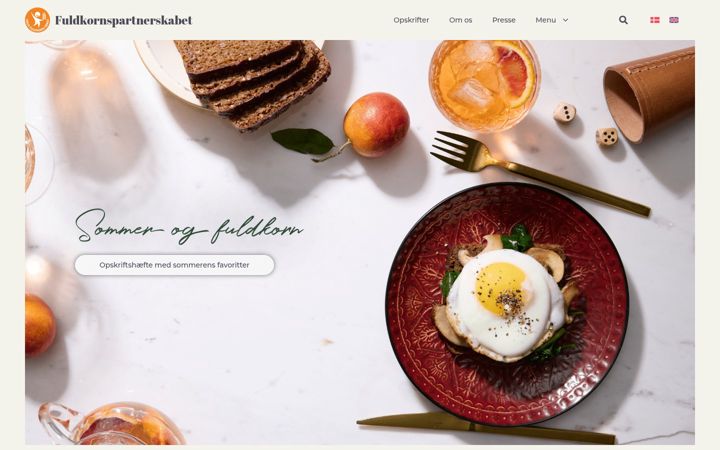 Screenshot of fuldkorn.dk