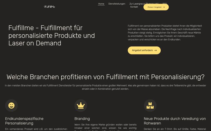 Ekraanipilt saidist fulfillme.de