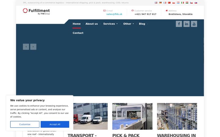 Screenshot of fulfillmenteurope.com