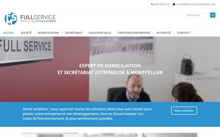 Screenshot of full-service-montpellier.com