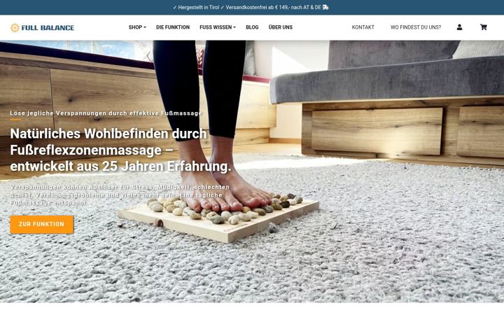 Screenshot of fullbalance.com