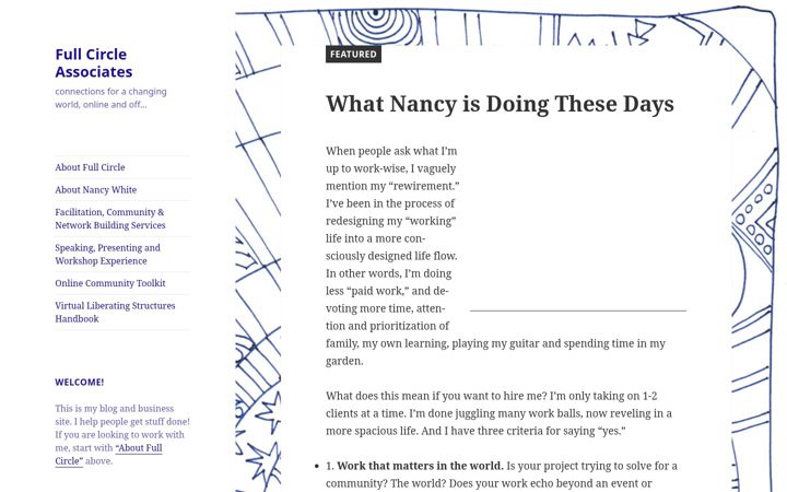 Screenshot of fullcirc.com
