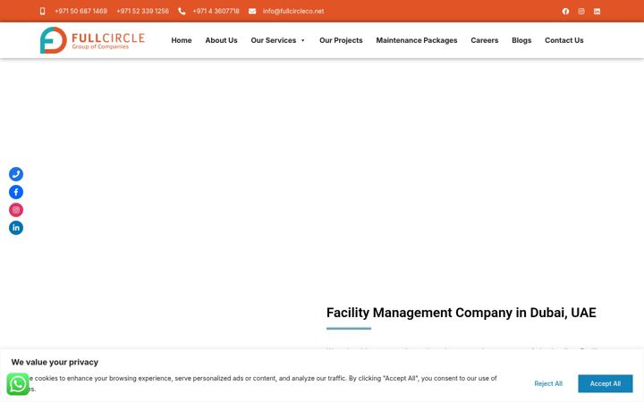 Screenshot of fullcircleco.net