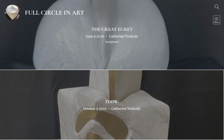 Screenshot of fullcircleinart.com