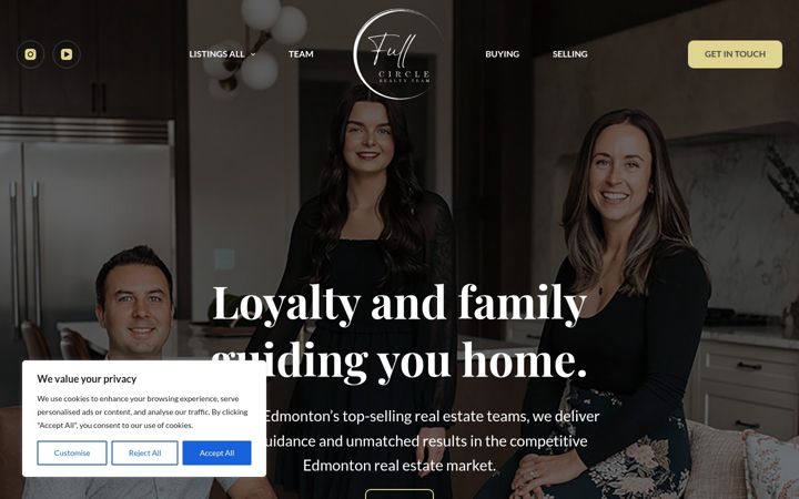 Screenshot di fullcirclerealtyteam.ca