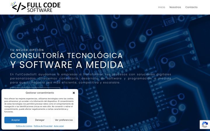 Екранна снимка на fullcodesoft.es
