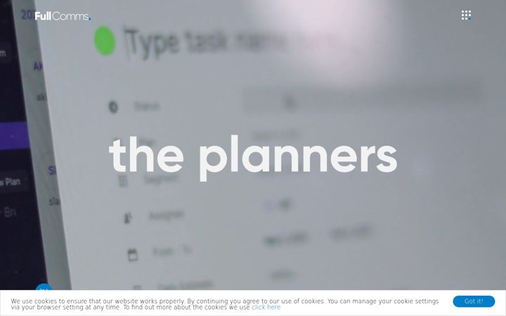 Screenshot of fullcomms.co.uk