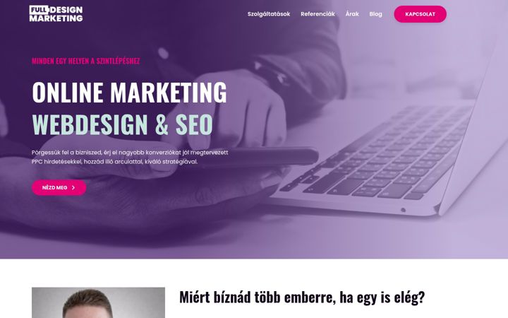 Screenshot of fulldesignmarketing.hu