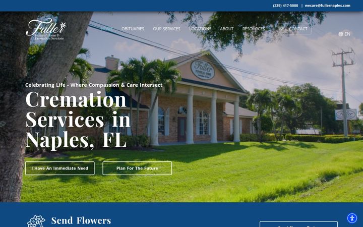 Screenshot of fullereast.com