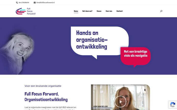 Skärmbild av fullfocusforward.nl