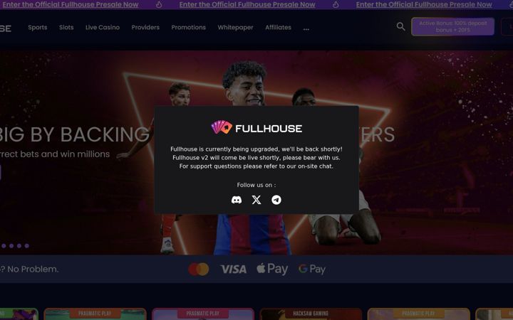 Screenshot of fullhouse.gg