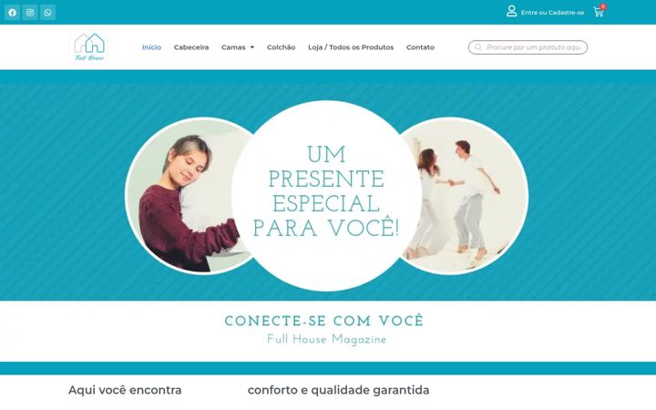 Screenshot of fullhousemagazine.com.br