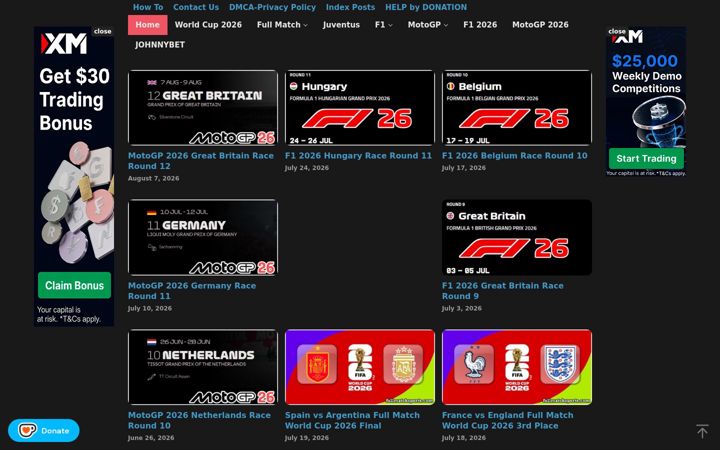 Screenshot of fullmatchsports.cc