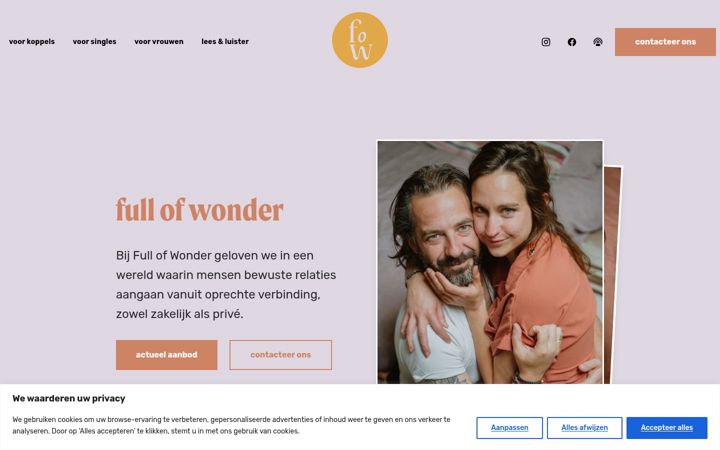 Screenshot του fullofwonder.be