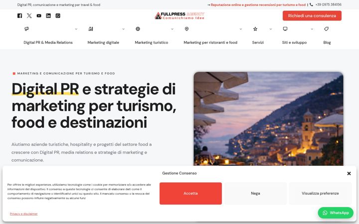 Screenshot van fullpressagency.it