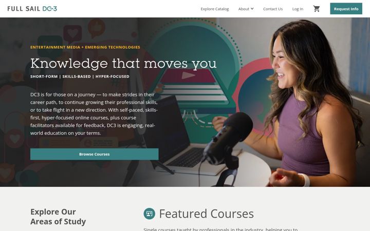 Screenshot stránky fullsaildc3.com