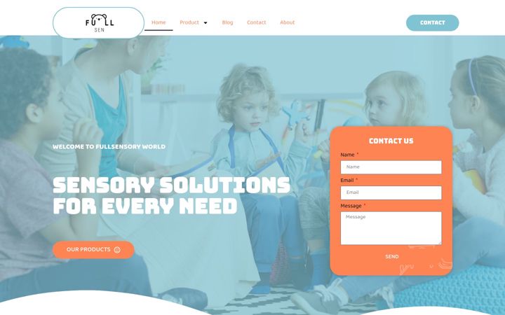 Screenshot of fullsensoryworld.com