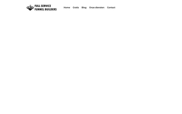 Screenshot of fullservicefunnelbuilders.nl