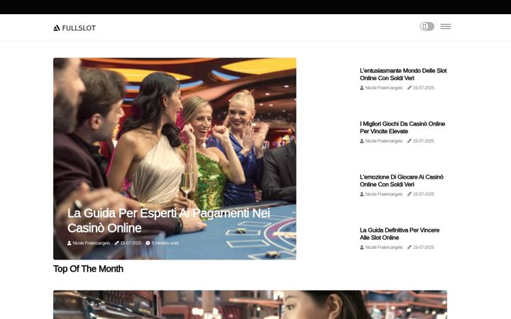Screenshot of fullslot.it