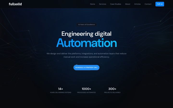 Screenshot of fullsolid.com