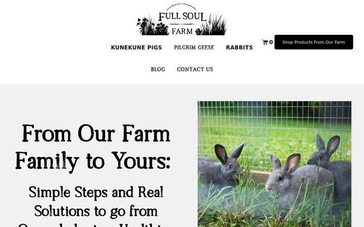 Screenshot of fullsoulfarm.com