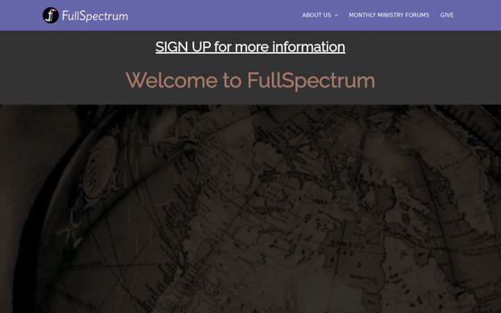 Screenshot of fullspectrum.network