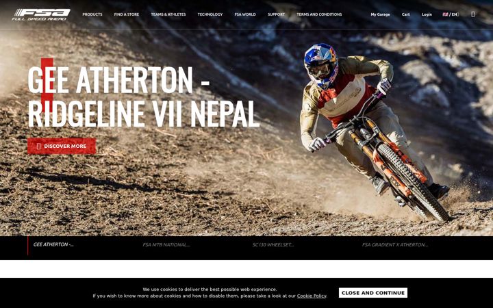 Screenshot di fullspeedahead.com