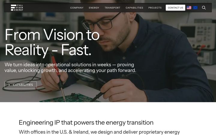 Screenshot of fullstackenergy.com