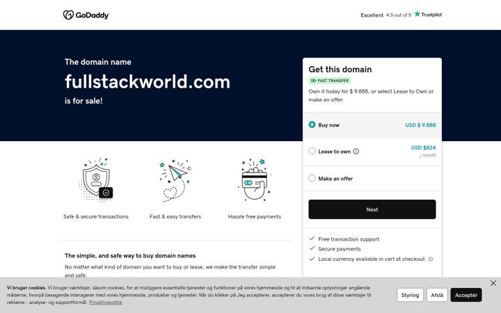 Screenshot of fullstackworld.com