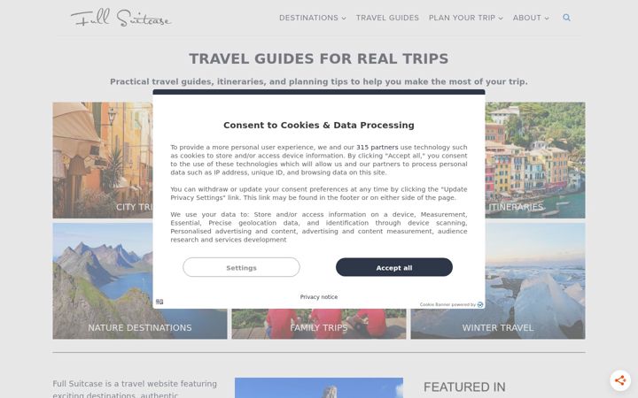Screenshot von fullsuitcase.com