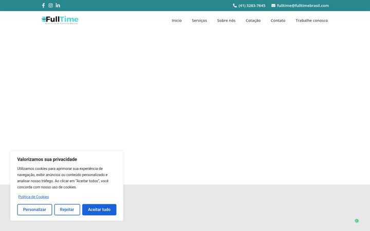 Screenshot of fulltimebrasil.com