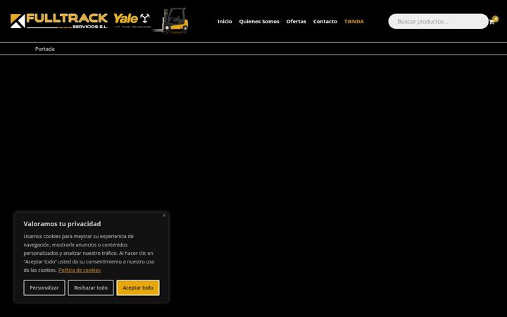 Екранна снимка на fulltrackservicios.es