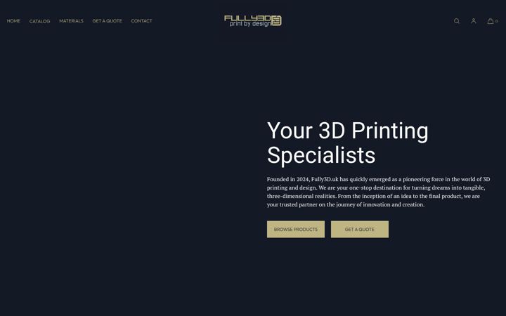 Screenshot of fully3d.uk