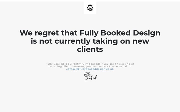Screenshot of fullybookeddesign.co.uk