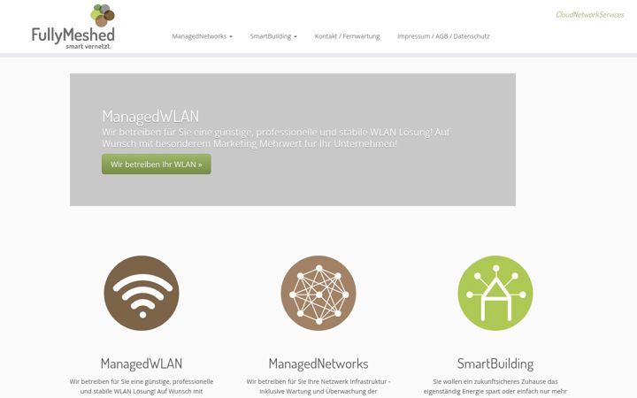 Screenshot of fullymeshed.at