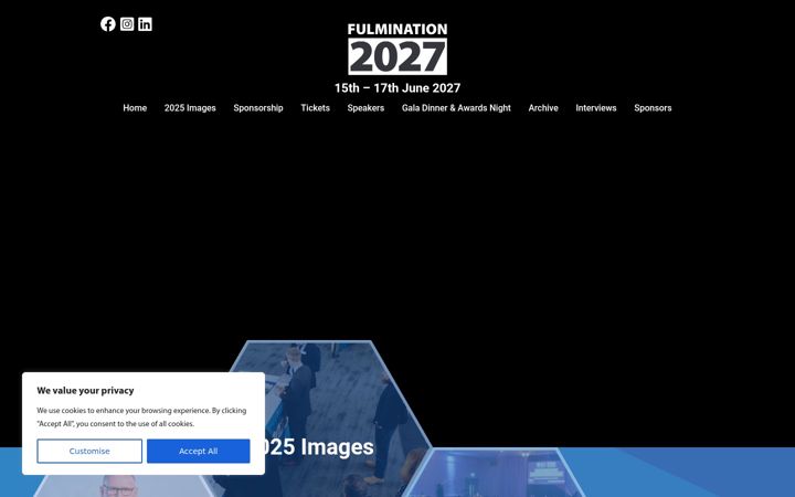Screenshot of fulmination.org