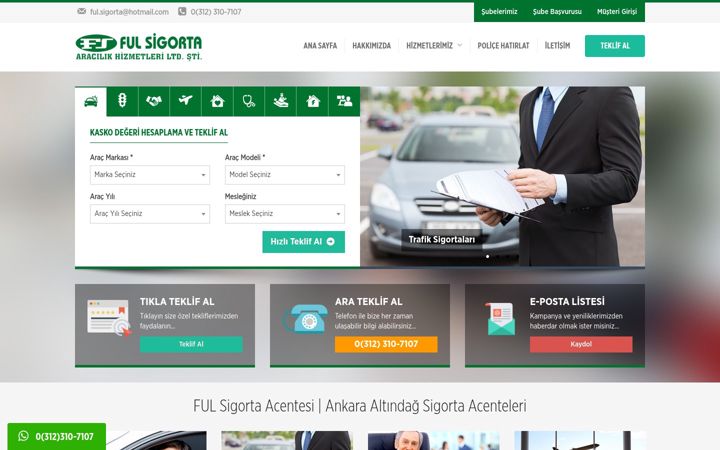 Screenshot of fulsigorta.net