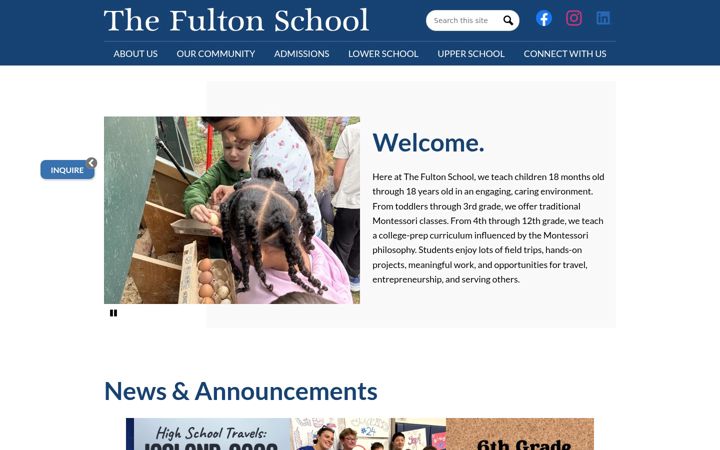 Screenshot of fulton-school.org