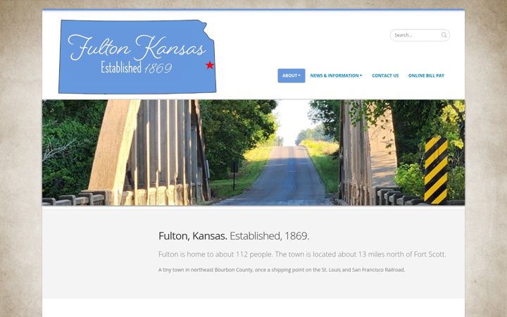 Screenshot of fultonkansas.com